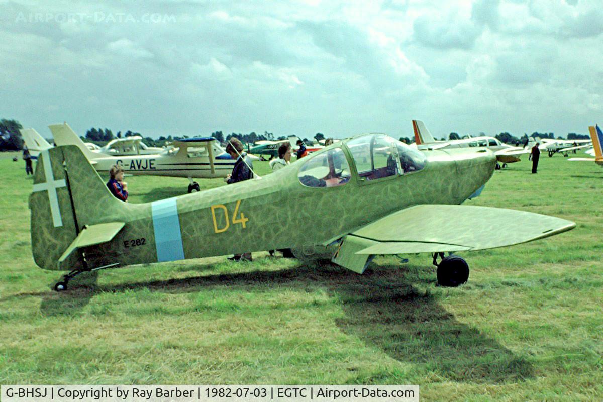 G-BHSJ, 1959 Piel CP-301A Emeraude C/N 282, Menavia CP.301A Emeraude [282] Cranfield~G 03/07/1982