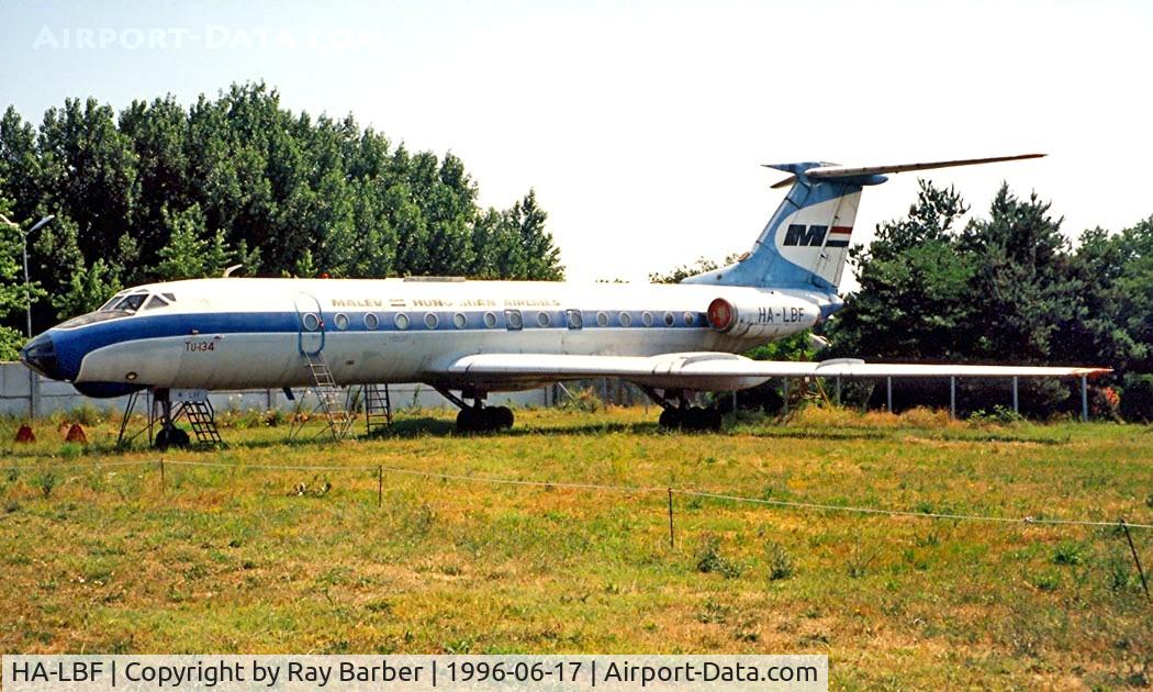 HA-LBF, 1970 Tupolev Tu-134 C/N 0350923, Tupolev Tu-134 [0350923] (Malev) Szolnok Museum~HA 17/06/1996