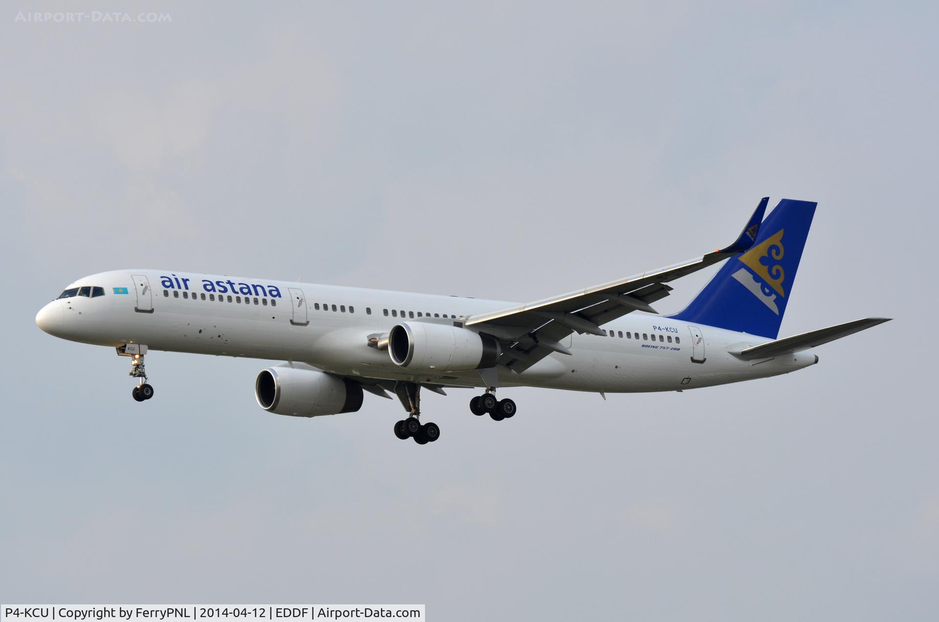 P4-KCU, 1995 Boeing 757-23N C/N 27971, Air Astana B752 landing
