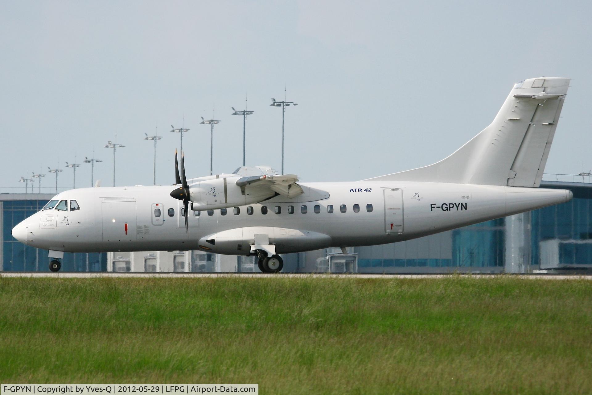 F-GPYN, 1997 ATR 42-500 C/N 539, ATR 42-500, Landing Rwy 26L, Roissy Charles De Gaulle Airport (LFPG-CDG)