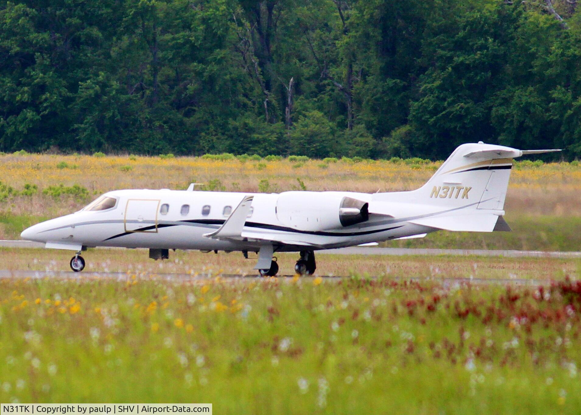N31TK, 1992 Learjet Inc 31A C/N 059, At Shreveport Regional.