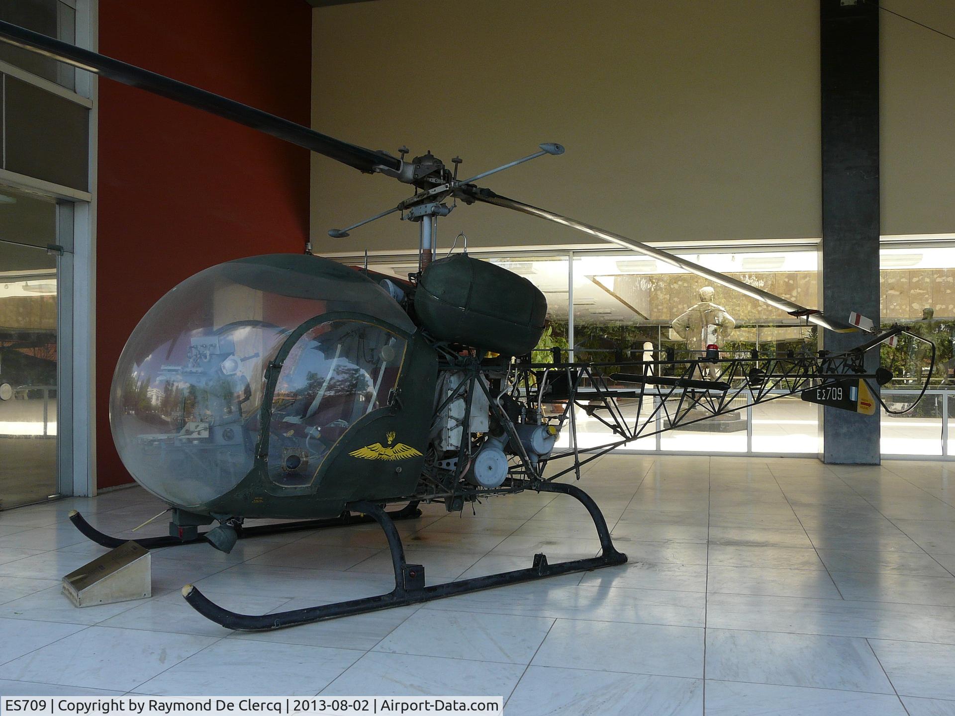 ES709, Bell OH-13S Sioux C/N 3999, Preserved in the War museum  Athens,Greece.