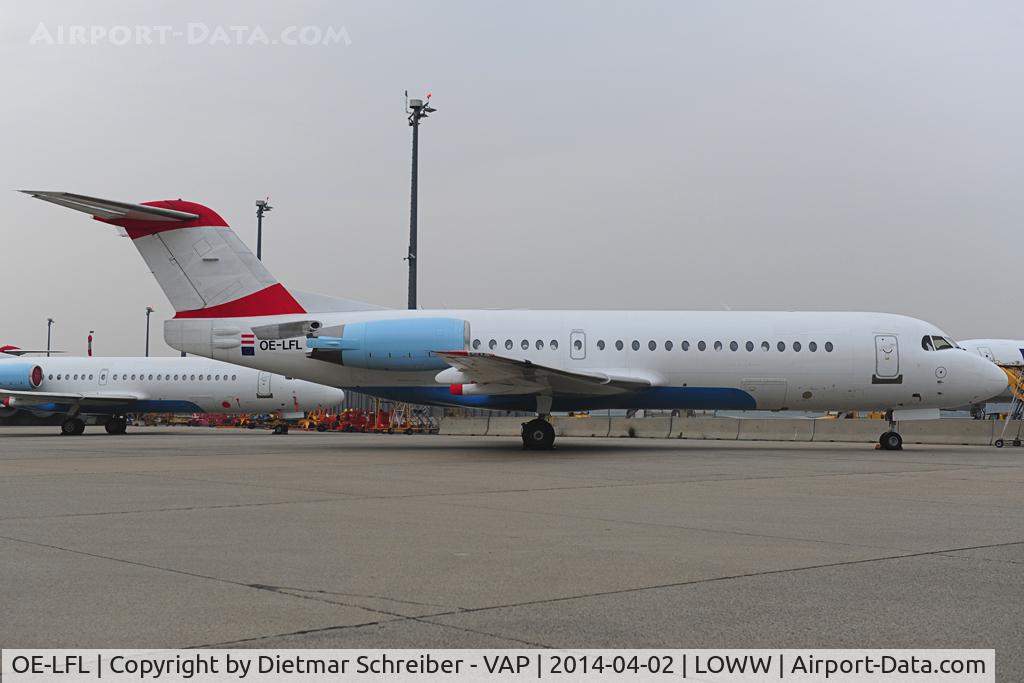 OE-LFL, 1995 Fokker 70 (F-28-0070) C/N 11573, ex Austrian Airlines Fokker 70