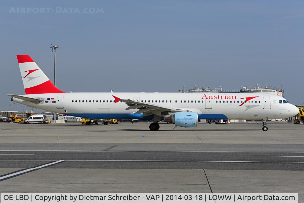 OE-LBD, 1998 Airbus A321-211 C/N 920, Austrian Airbus 321