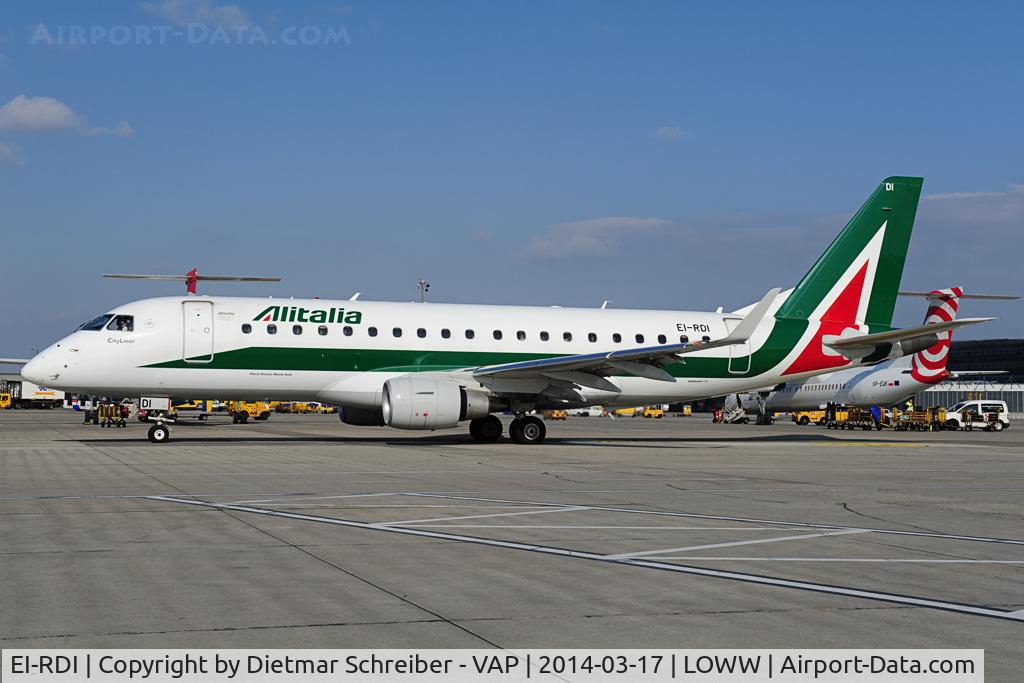 EI-RDI, 2012 Embraer 175LR (ERJ-170-200LR) C/N 17000340, Alitalia Embraer 175