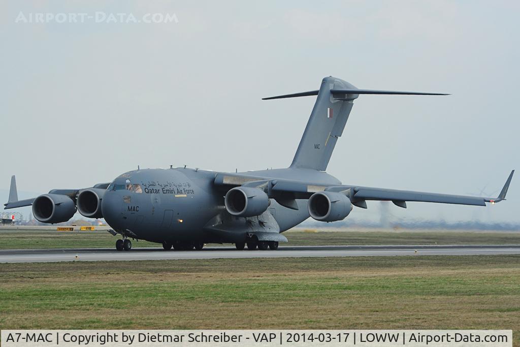 A7-MAC, 2012 Boeing C-17A Globemaster III C/N F-253/QA-3, Qatar Air Force C17