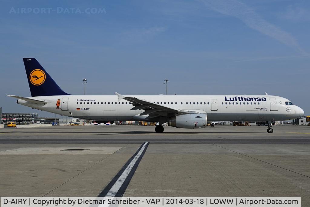 D-AIRY, 1998 Airbus A321-131 C/N 0901, Lufthansa Airbus 321
