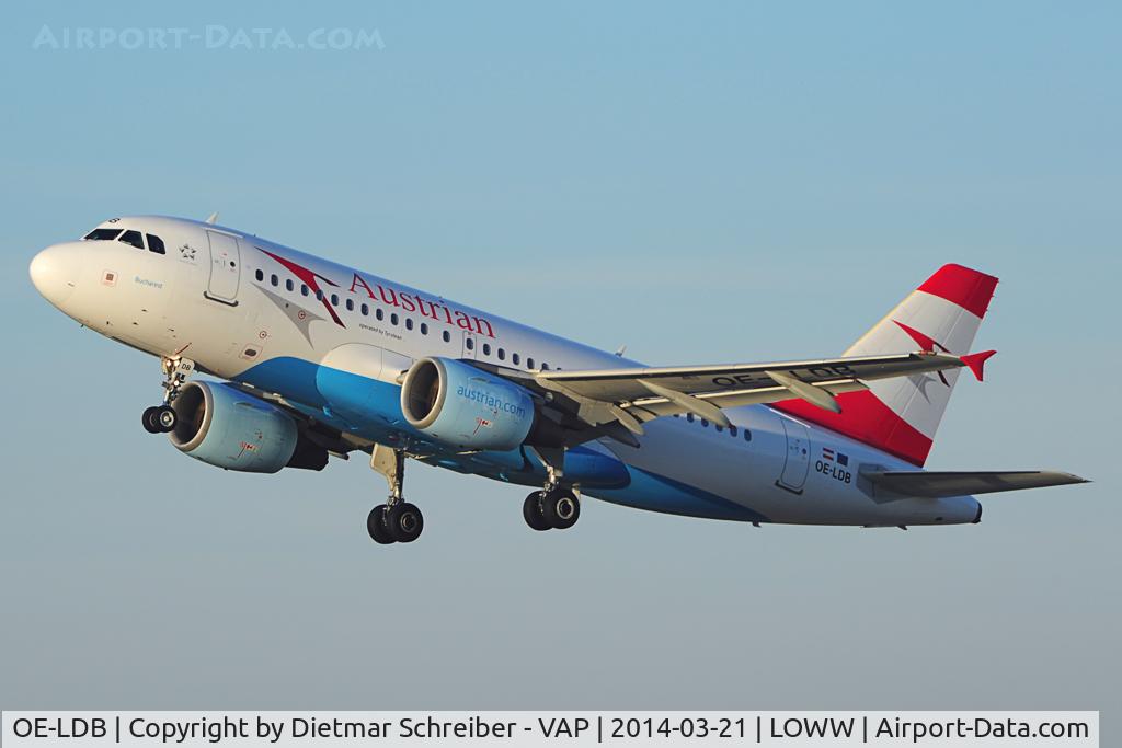 OE-LDB, 2004 Airbus A319-112 C/N 2174, Austrian Airbus 319