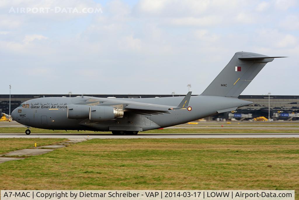 A7-MAC, 2012 Boeing C-17A Globemaster III C/N F-253/QA-3, Qatar Air Force C17