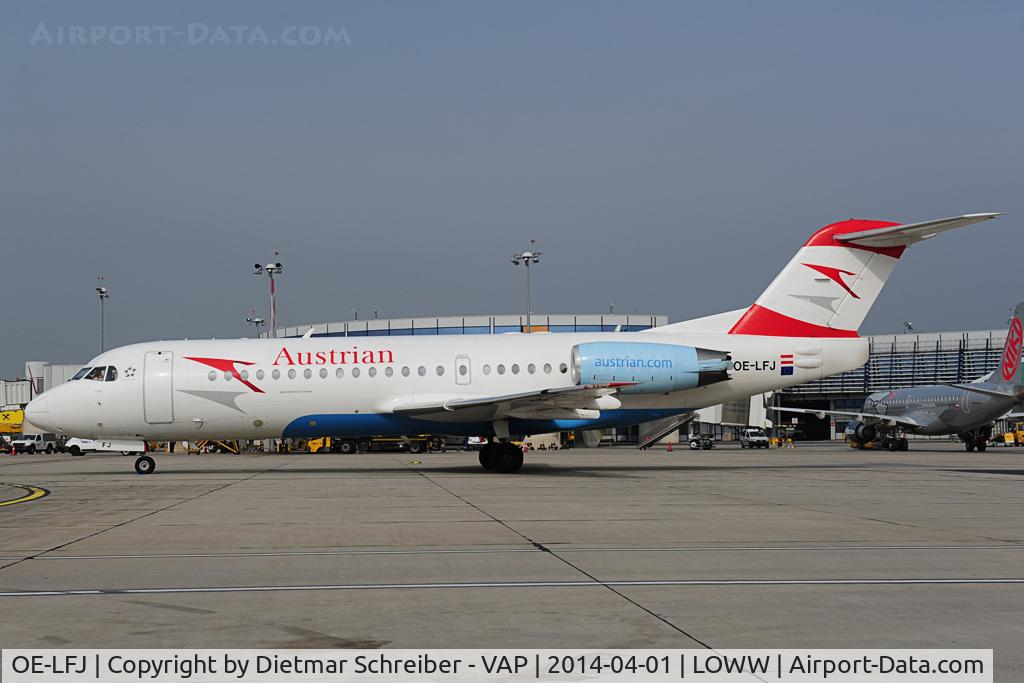 OE-LFJ, 1995 Fokker 70 (F-28-0070) C/N 11532, Austrian Fokker 70