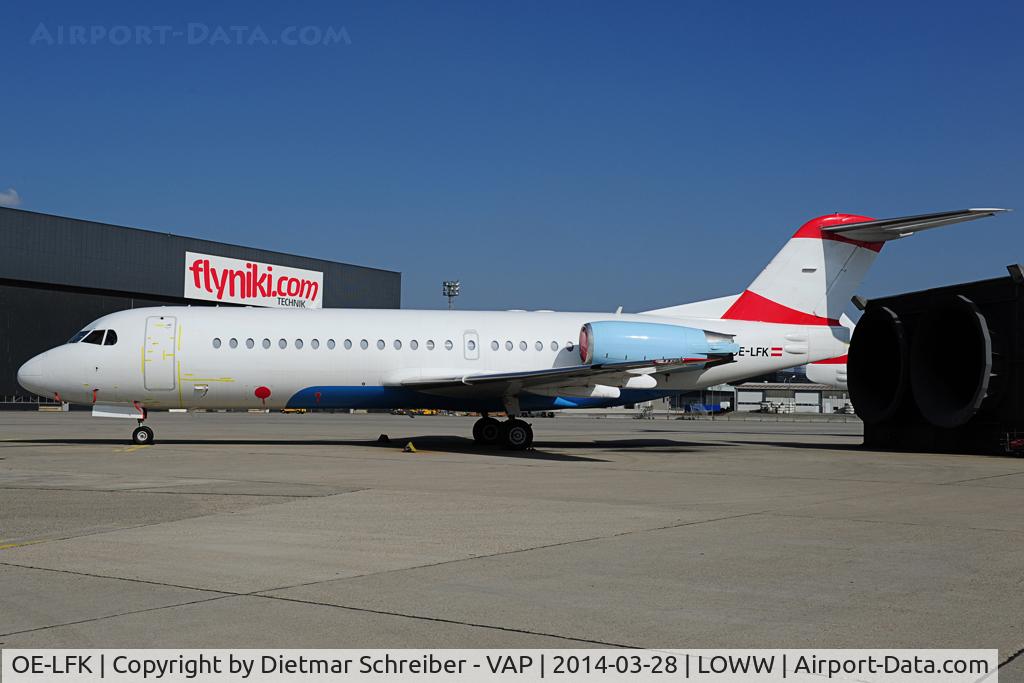 OE-LFK, 1995 Fokker 70 (F-28-0070) C/N 11555, Austrian Fokker 70