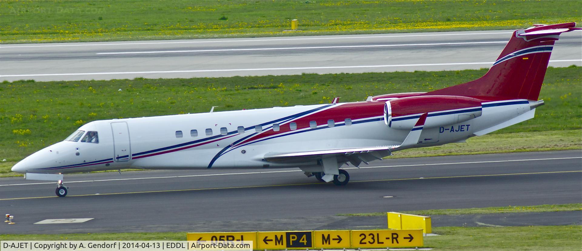 D-AJET, 2012 Embraer EMB-135BJ Legacy 600 C/N 14501166, Air Hamburg (untitled), is here on taxiway 