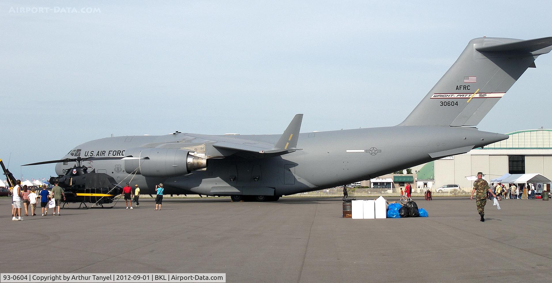 93-0604, 1994 McDonnell Douglas C-17A Globemaster III C/N F-23/P-20, On display @ Cleveland National Airshow