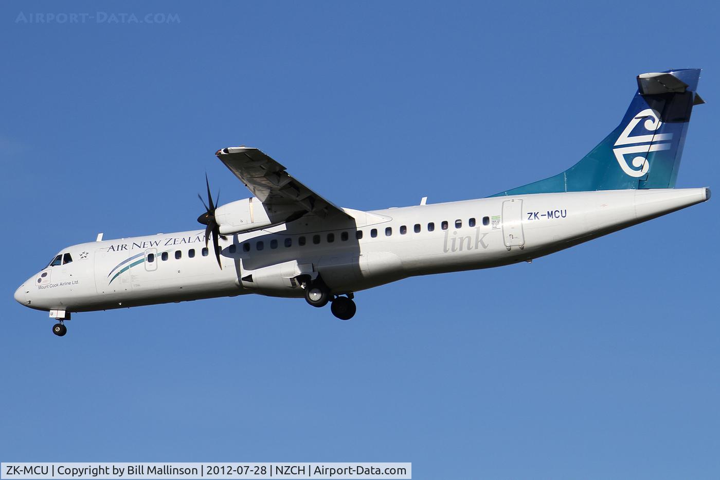 ZK-MCU, 2000 ATR 72-212A C/N 632, finals to 20
