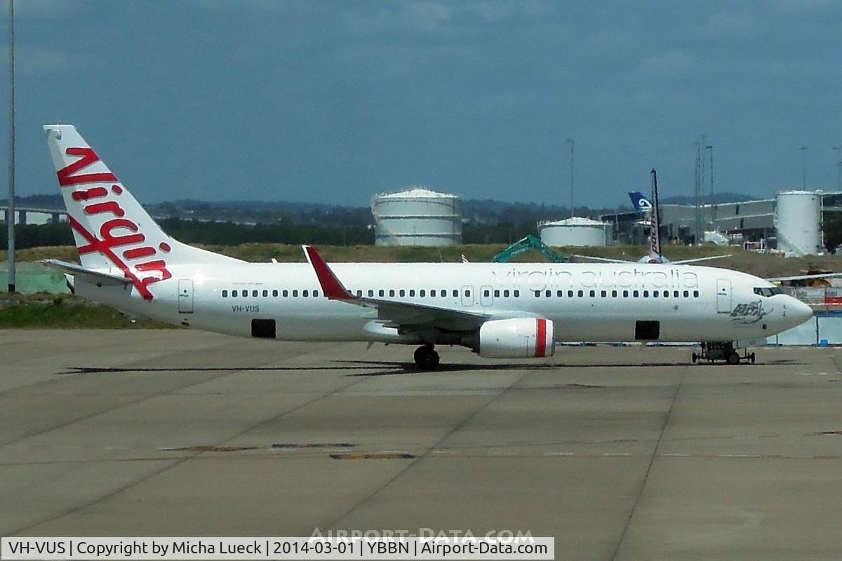 VH-VUS, 2009 Boeing 737-8FE C/N 36607, At Brisbane