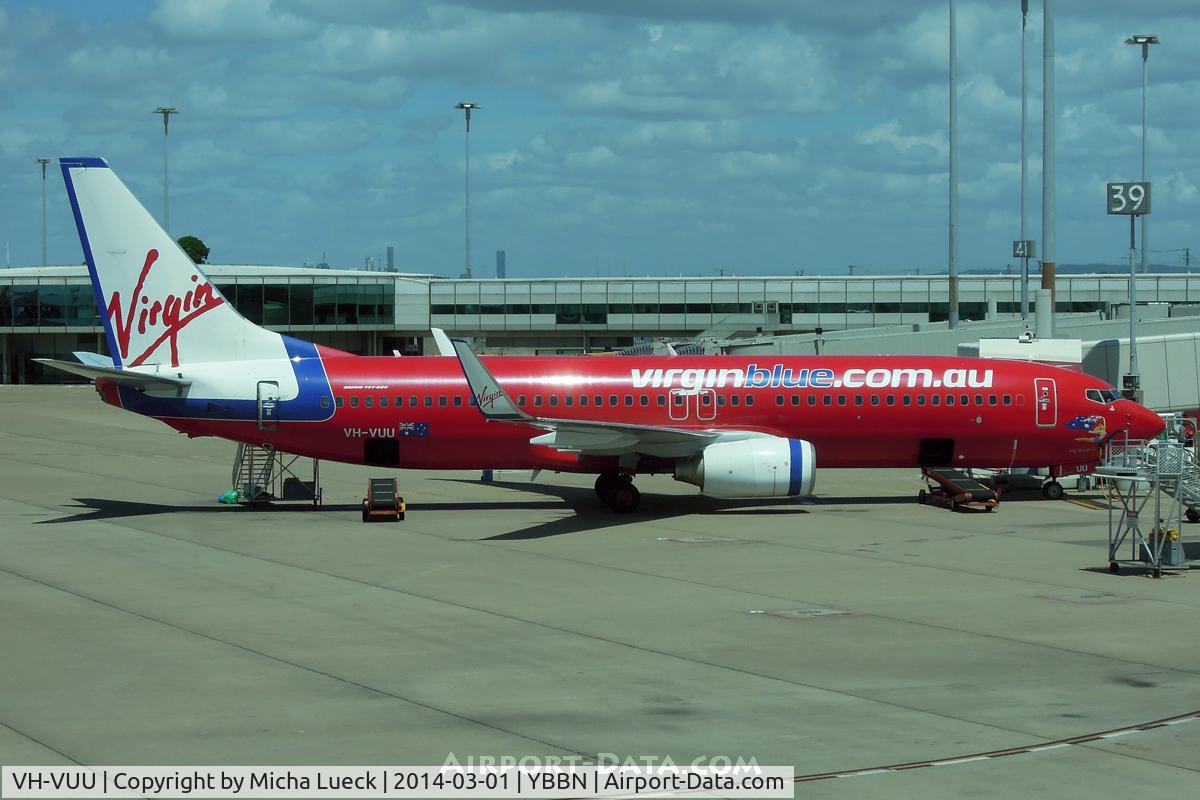 VH-VUU, 2010 Boeing 737-8FE C/N 36609, At Brisbane