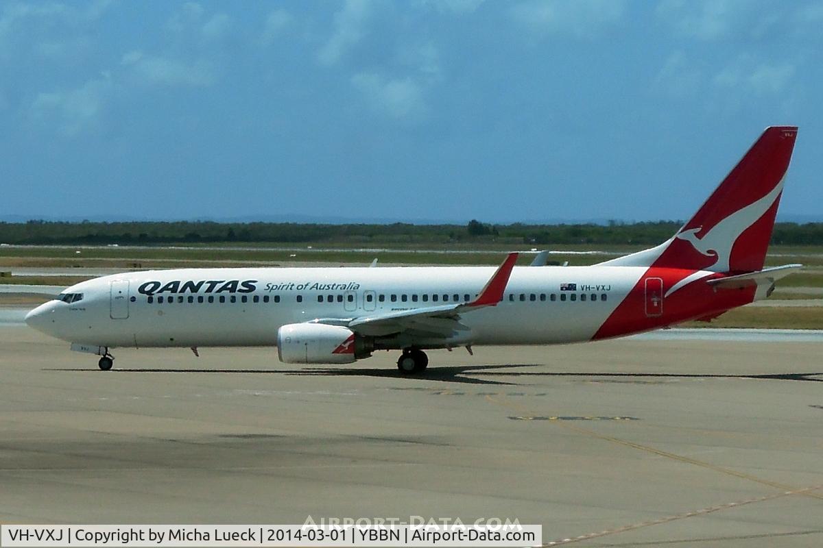 VH-VXJ, 2002 Boeing 737-838 C/N 33480, At Brisbane