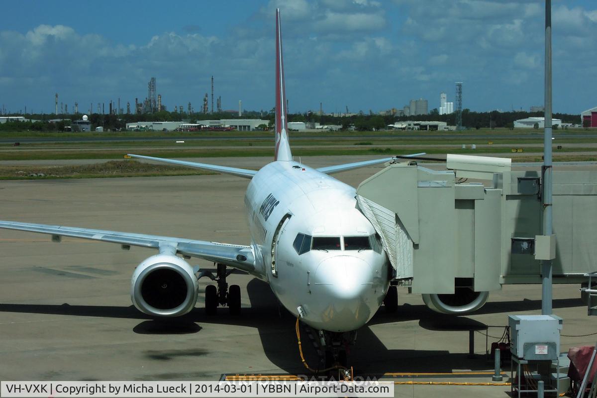 VH-VXK, 2002 Boeing 737-838 C/N 33481, At Brisbane