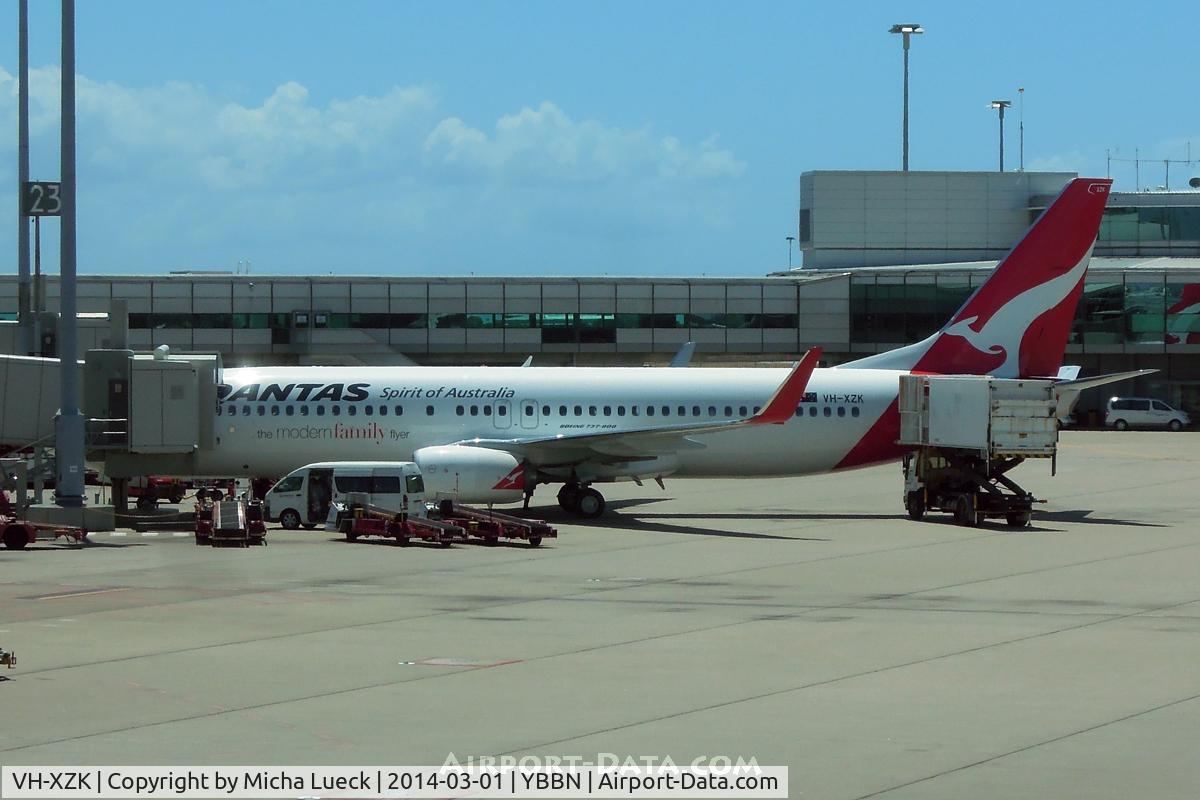 VH-XZK, 2013 Boeing 737-838 C/N 39366, At Brisbane