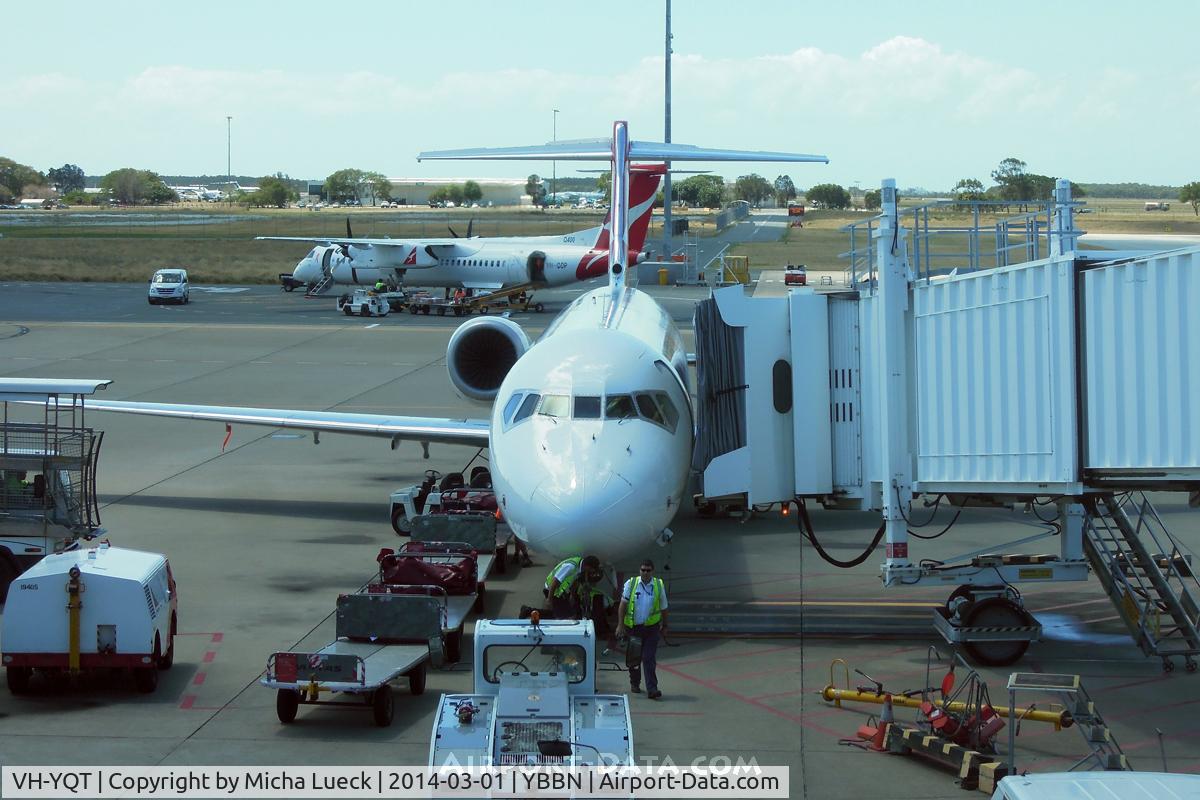 VH-YQT, 2004 Boeing 717-200 C/N 55179, At Brisbane
