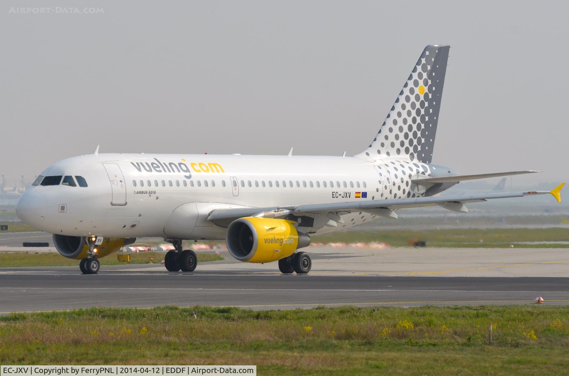 EC-JXV, 2006 Airbus A319-111 C/N 2897, Former Iberia A319 now operating for Vueling.