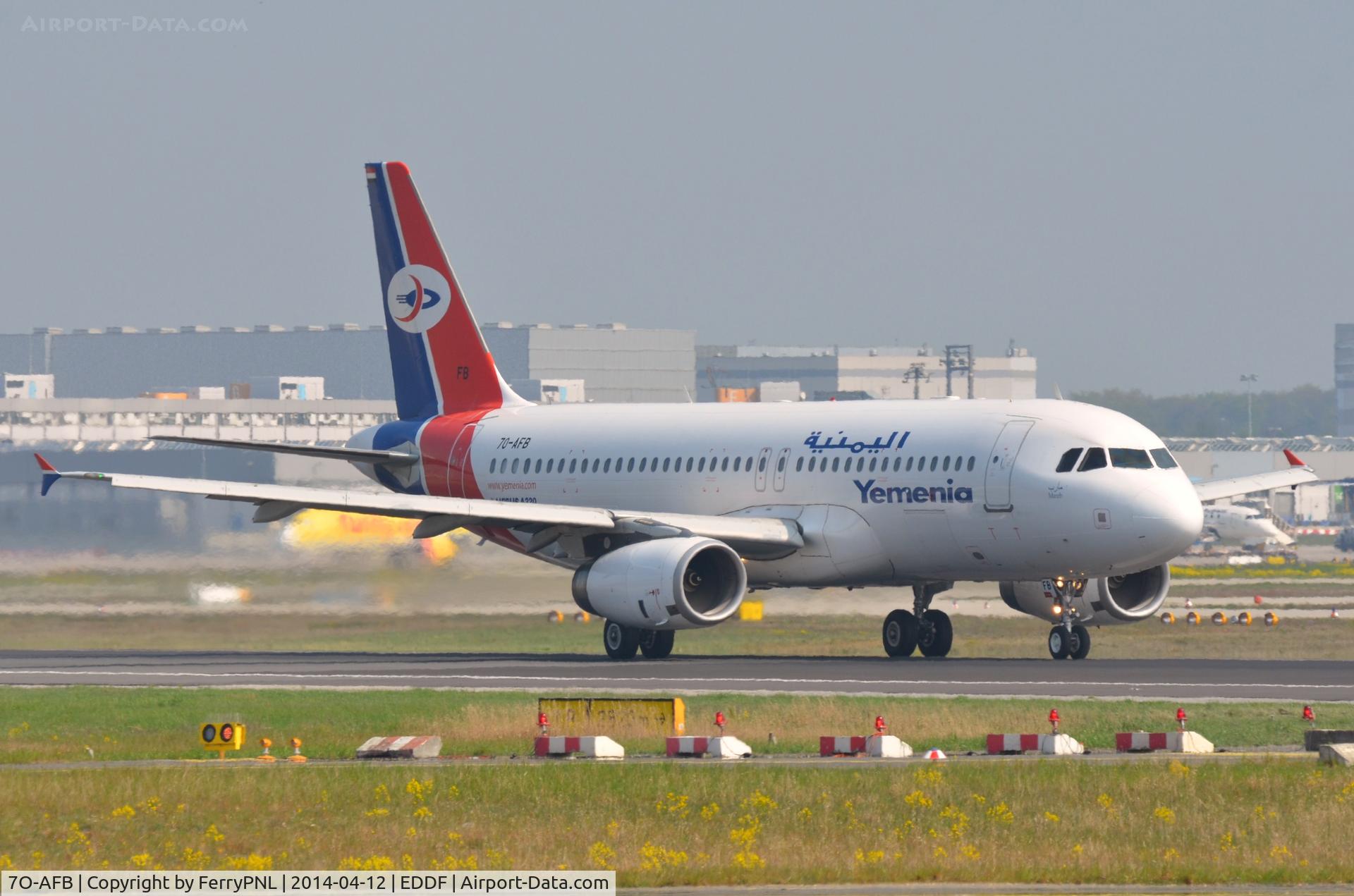 7O-AFB, 2011 Airbus A320-233 C/N 4619, Yemenia A320