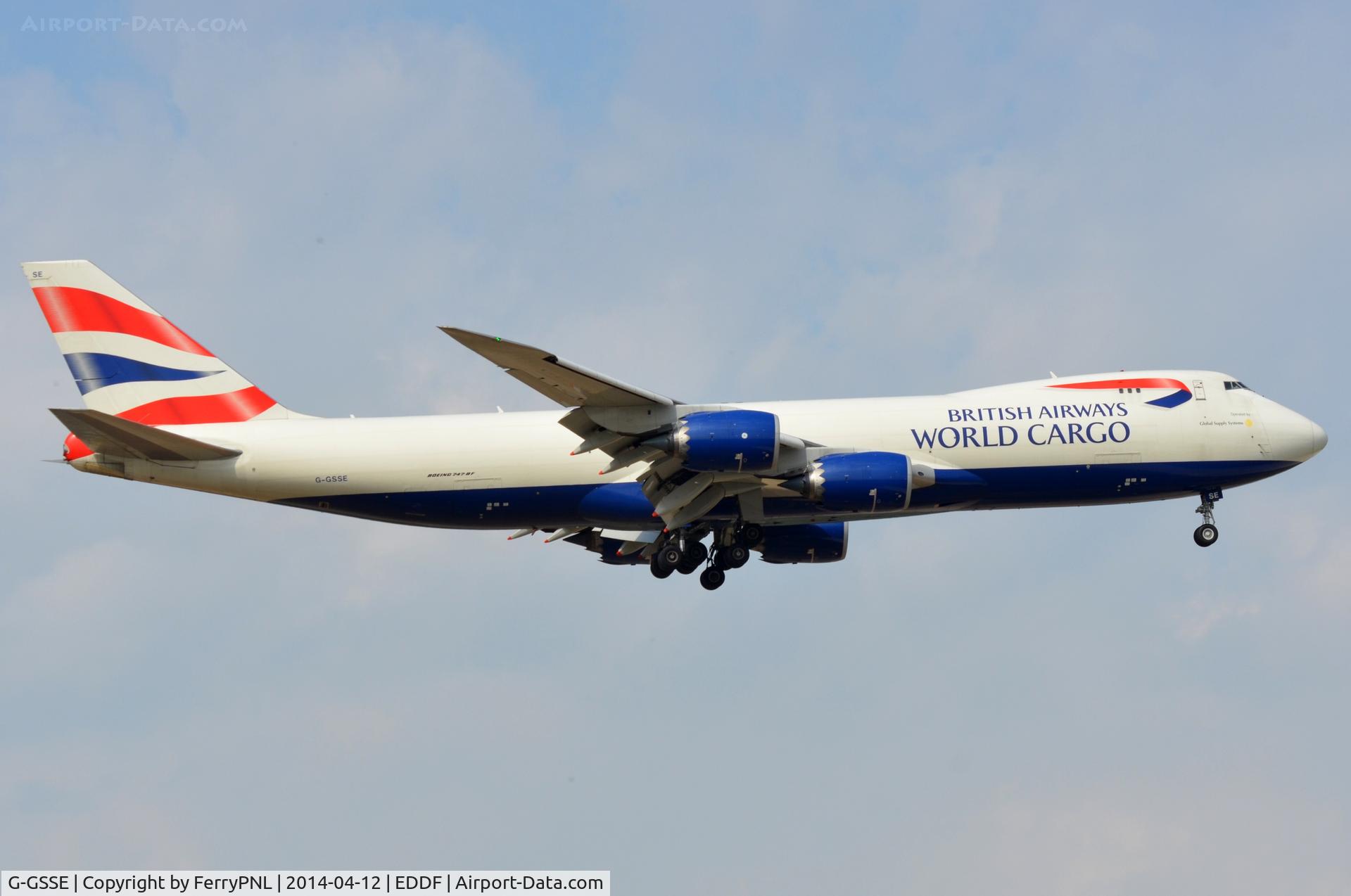 G-GSSE, 2011 Boeing 747-87UF C/N 37568, BA B748F landing