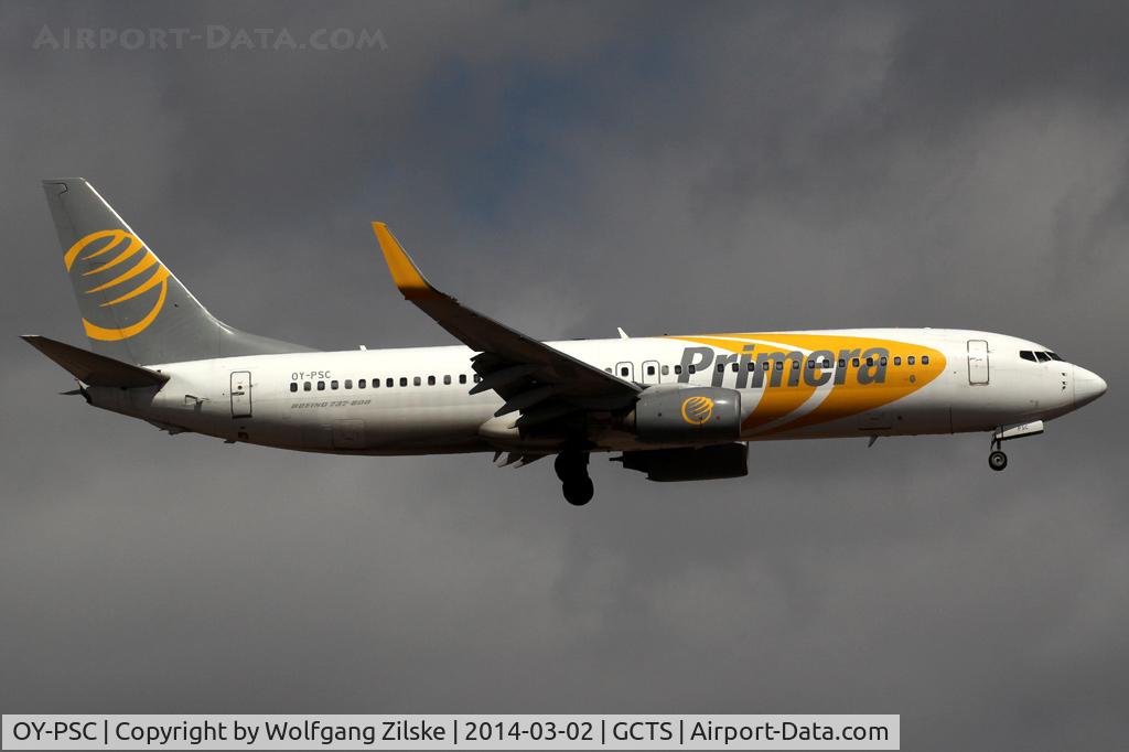 OY-PSC, 2002 Boeing 737-86N C/N 33419, visitor