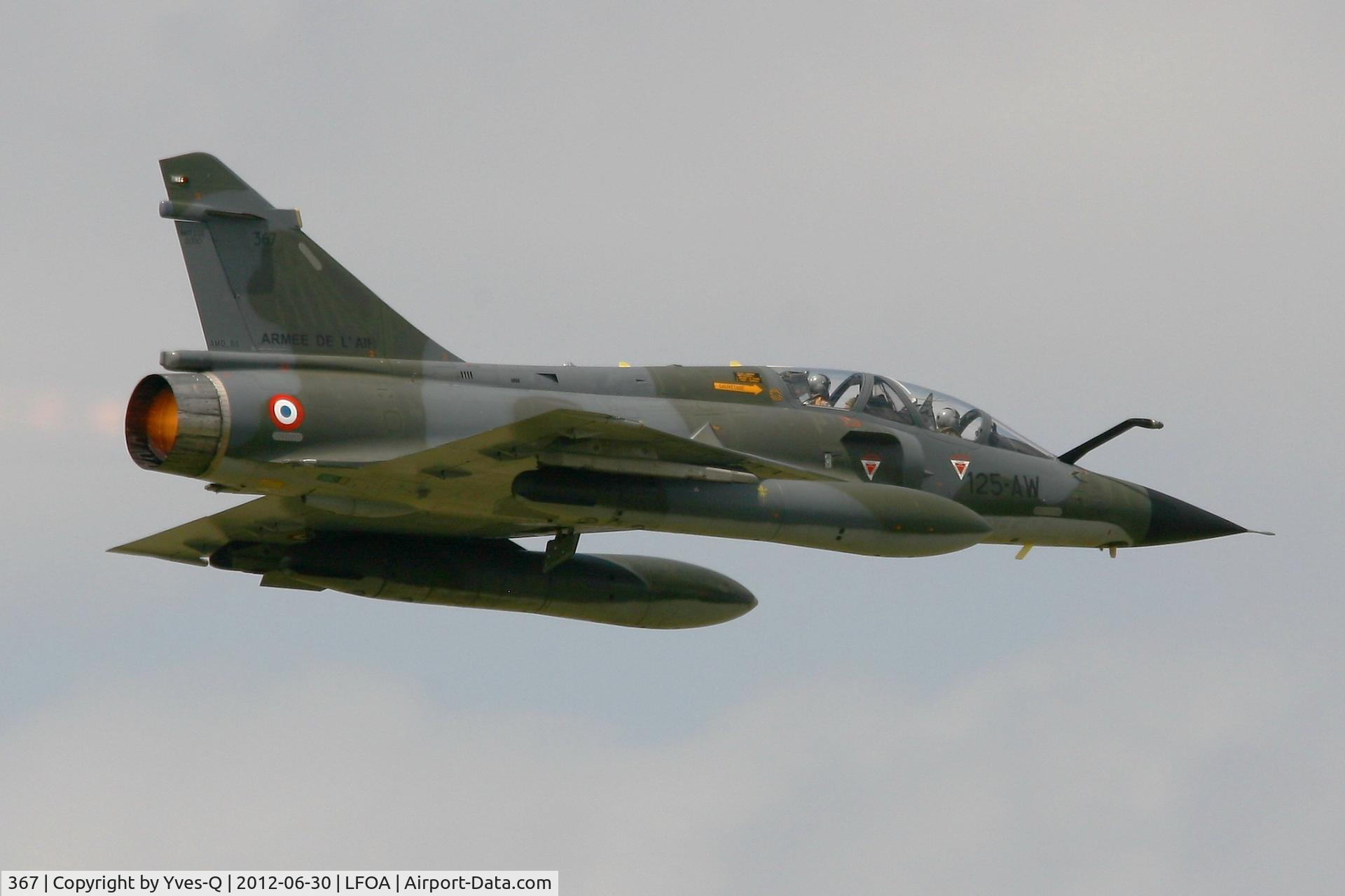 367, Dassault Mirage 2000N C/N 362, French Air Force Dassault Mirage 2000N, Ramex Delta display, Avord Air Base 702 (LFOA) Open day 2012