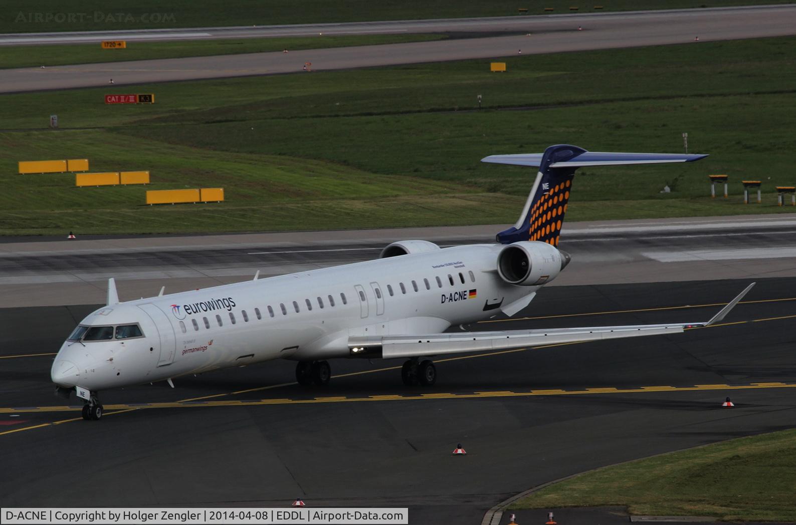 D-ACNE, 2009 Bombardier CRJ-900ER (CL-600-2D24) C/N 15241, Just another of Lufthansa´s busy niner-hundred´s has arrived .....