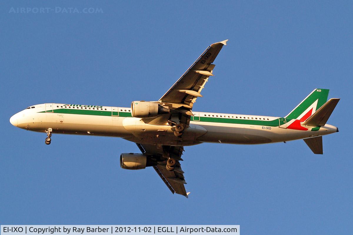EI-IXO, 1994 Airbus A321-112 C/N 495, Airbus A321-112 [0495] (Alitalia) Home~G 02/11/2012. On approach 27R.