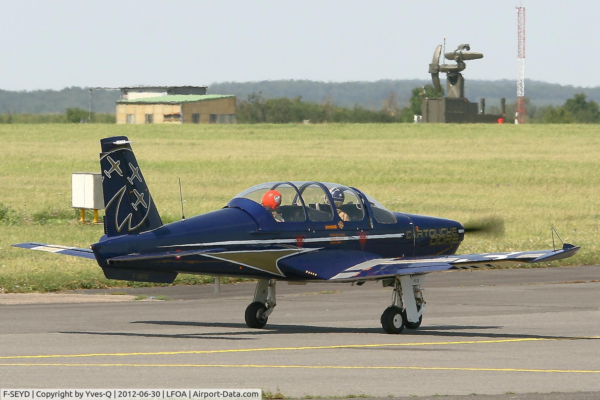 F-SEYD, Socata TB-30 Epsilon C/N 113, Socata TB-30 Epsilon Cartouche Doré, Avord Air Base 702 (LFOA) Open day 2012