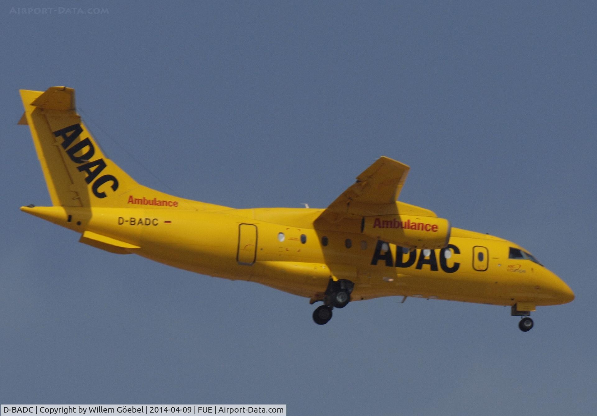 D-BADC, 2003 Dornier Do328JET C/N 3216, Prepare for landing on Airport of Fuertefentura