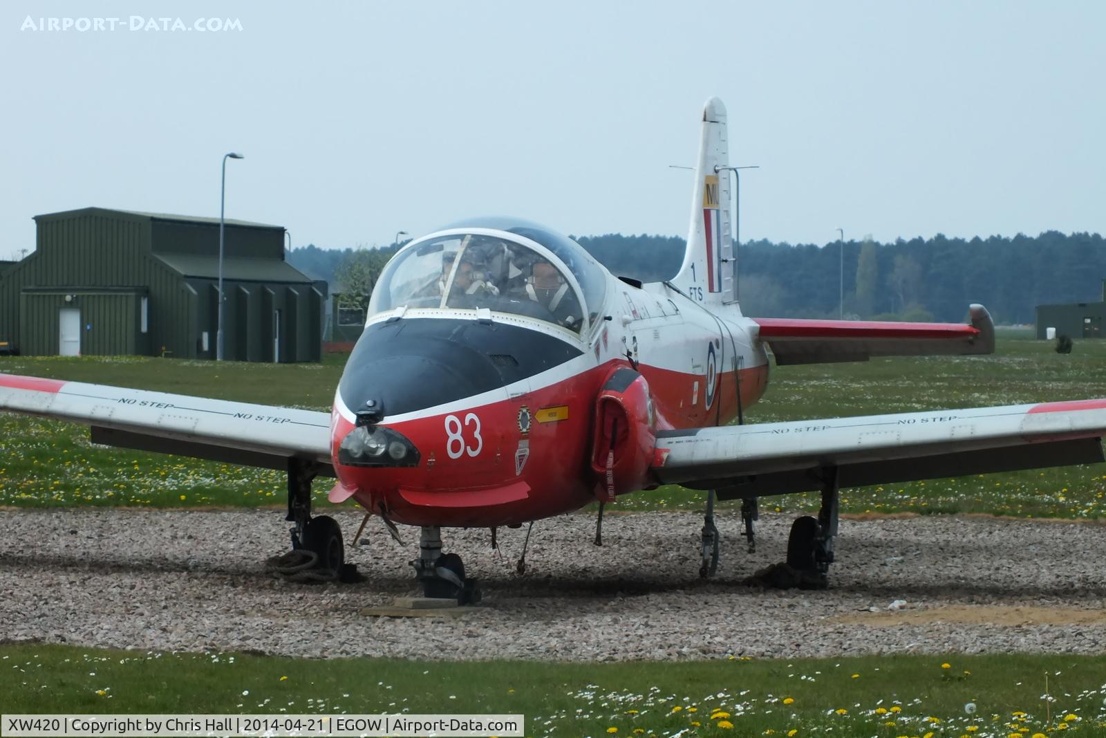 XW420, 1971 BAC 84 Jet Provost T.5A C/N EEP/JP/1042, Gate Guard at RAF Woodvale