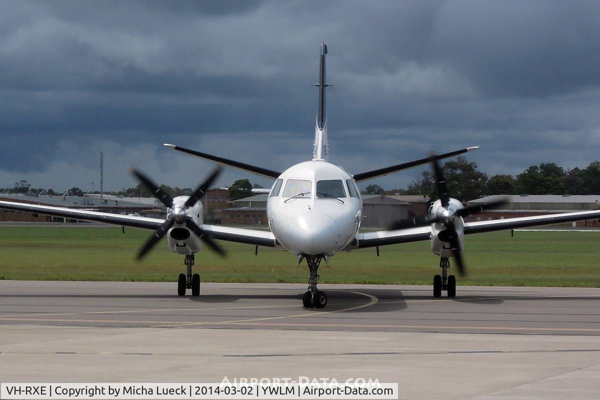 VH-RXE, 1991 Saab 340B C/N 340B-275, At Newcastle
