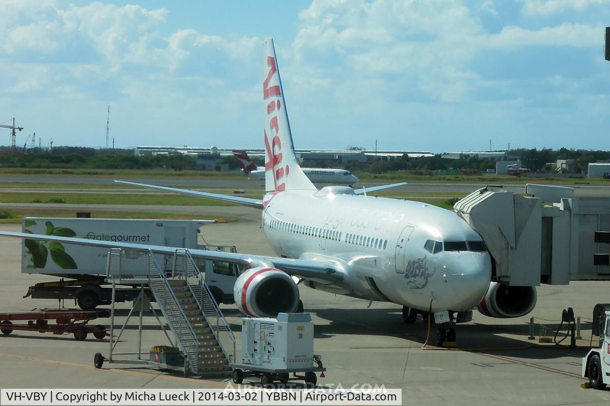 VH-VBY, 2005 Boeing 737-7FE C/N 34323, At Brisbane