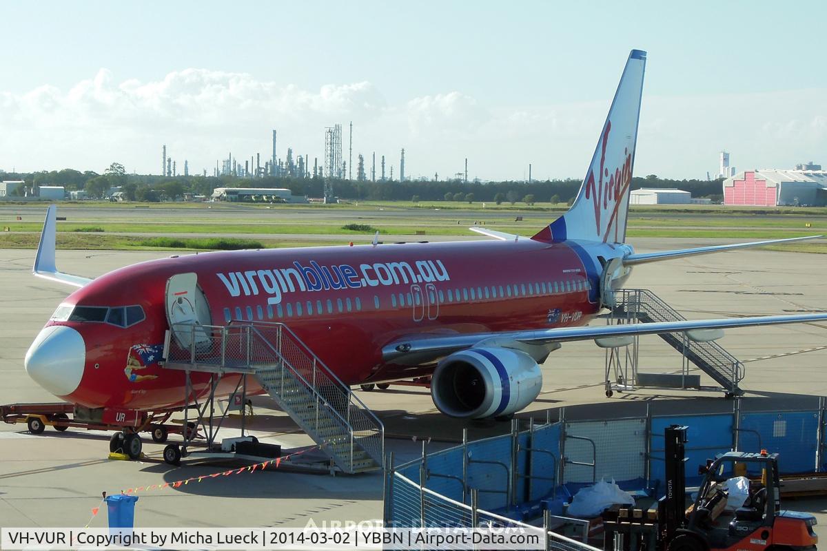 VH-VUR, 2009 Boeing 737-8FE C/N 36606, At Brisbane