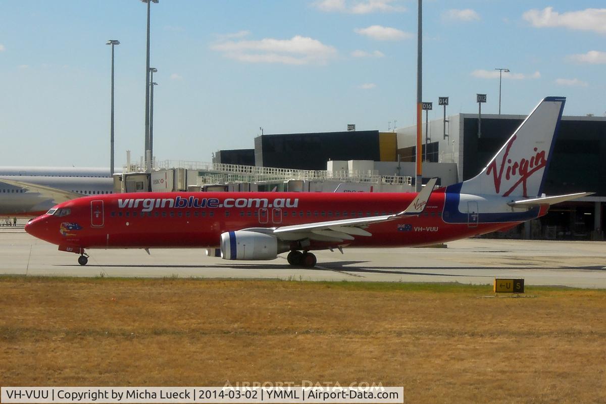 VH-VUU, 2010 Boeing 737-8FE C/N 36609, At Tullamarine