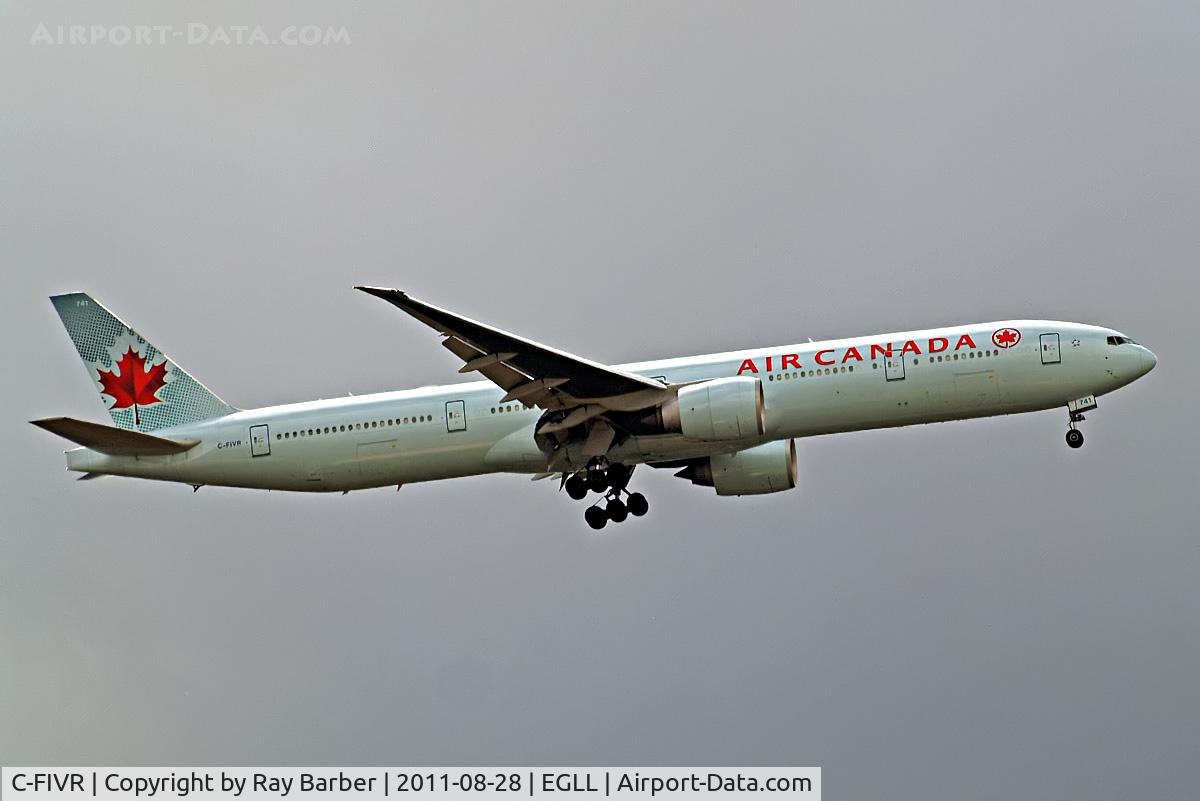 C-FIVR, 2008 Boeing 777-333/ER C/N 35241, Boeing 777-333ER [35241] (Air Canada) Home~G 28/08/2011. On approach 27L.
