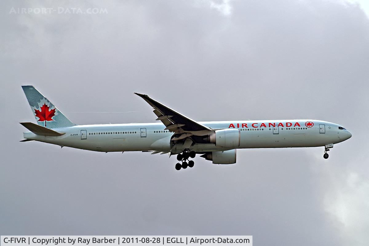 C-FIVR, 2008 Boeing 777-333/ER C/N 35241, Boeing 777-333ER [35241] (Air Canada) Home~G 28/08/2011. On approach 27L.