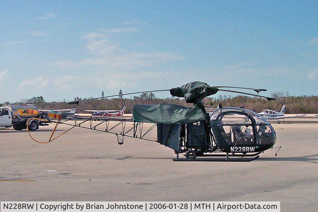 N228RW, 1969 Sud Aviation SA-318C Alouette II C/N 2114, N228RW SA318C MTH 28.1.06