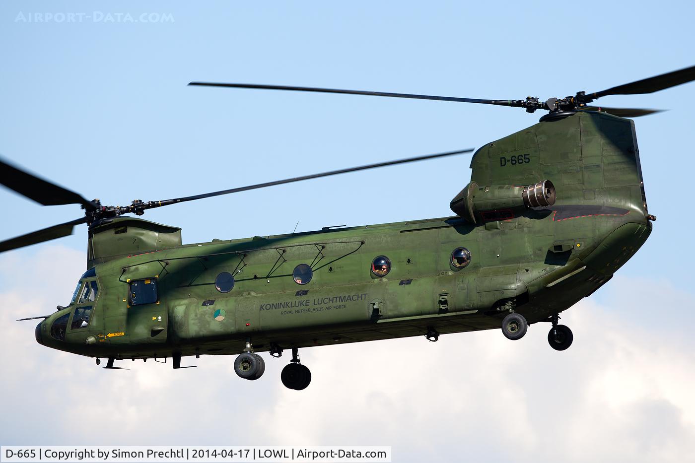 D-665, Boeing CH-47D Chinook C/N M.3665/NL-005, D-665 @ Hörsching Air Base