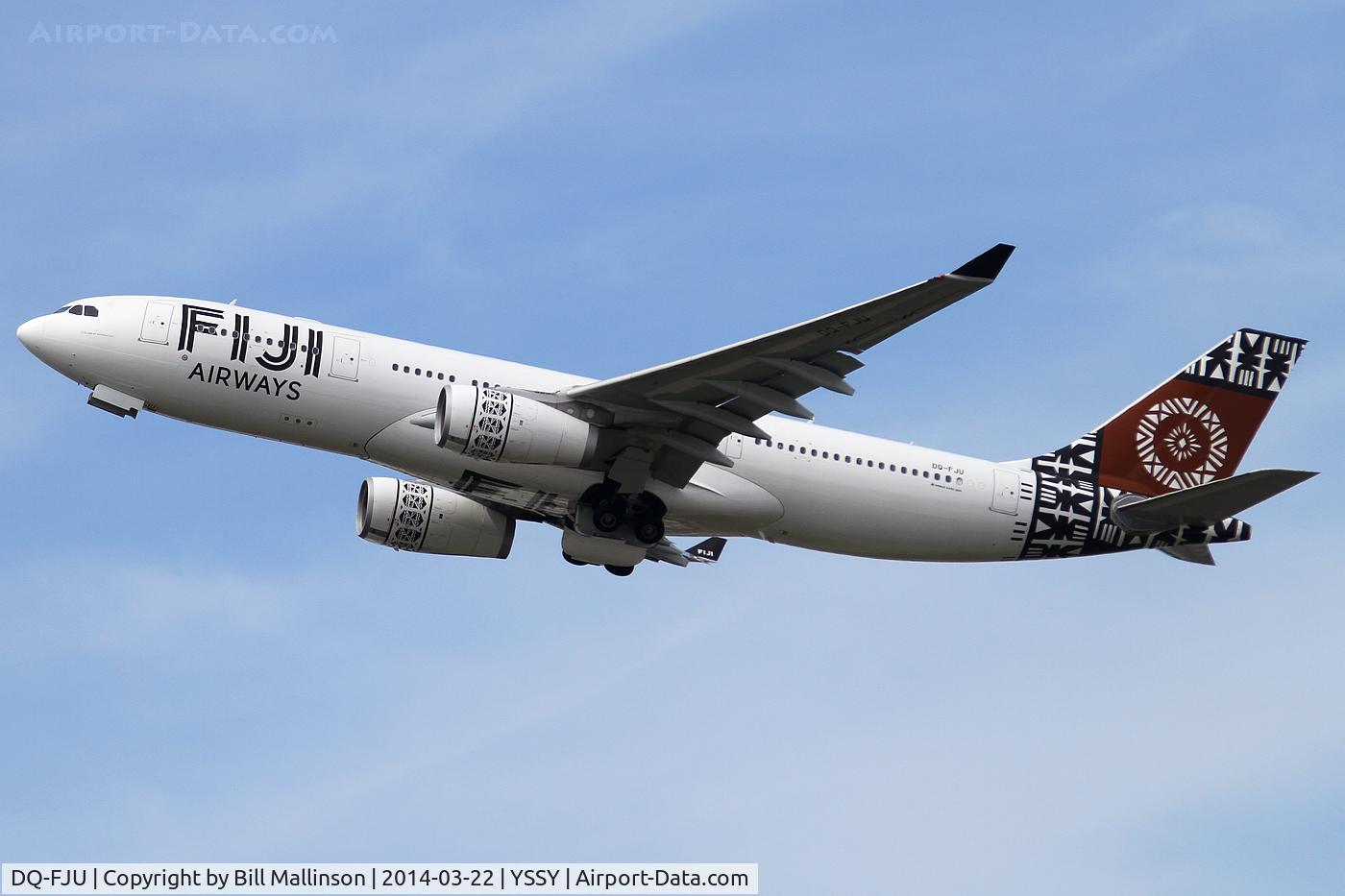 DQ-FJU, 2013 Airbus A330-243 C/N 1416, away from 34L