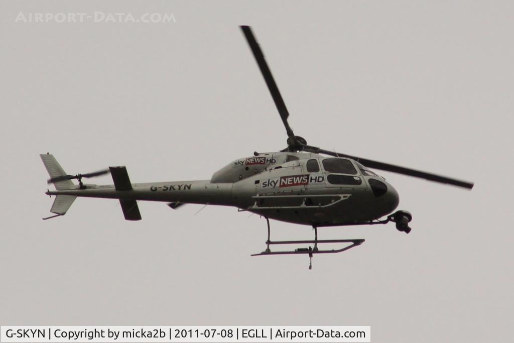 G-SKYN, 1982 Aerospatiale AS-355F-1 Twin Squirrel C/N 5185, In flight
