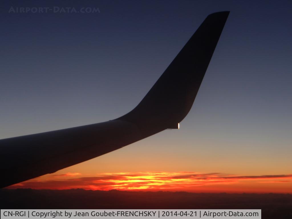 CN-RGI, 2011 Boeing 737-86N C/N 36831, RAK/CMN level 270