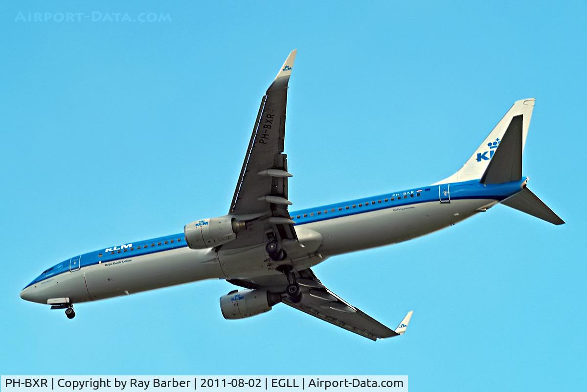PH-BXR, 2001 Boeing 737-9K2 C/N 29601, Boeing 737-9K2 [29601] (KLM Royal Dutch Airlines) Home~G 02/08/2011. On approach 27R.