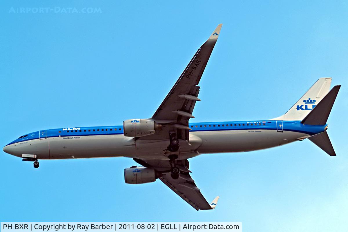 PH-BXR, 2001 Boeing 737-9K2 C/N 29601, Boeing 737-9K2 [29601] (KLM Royal Dutch Airlines) Home~G 02/08/2011. On approach 27R.