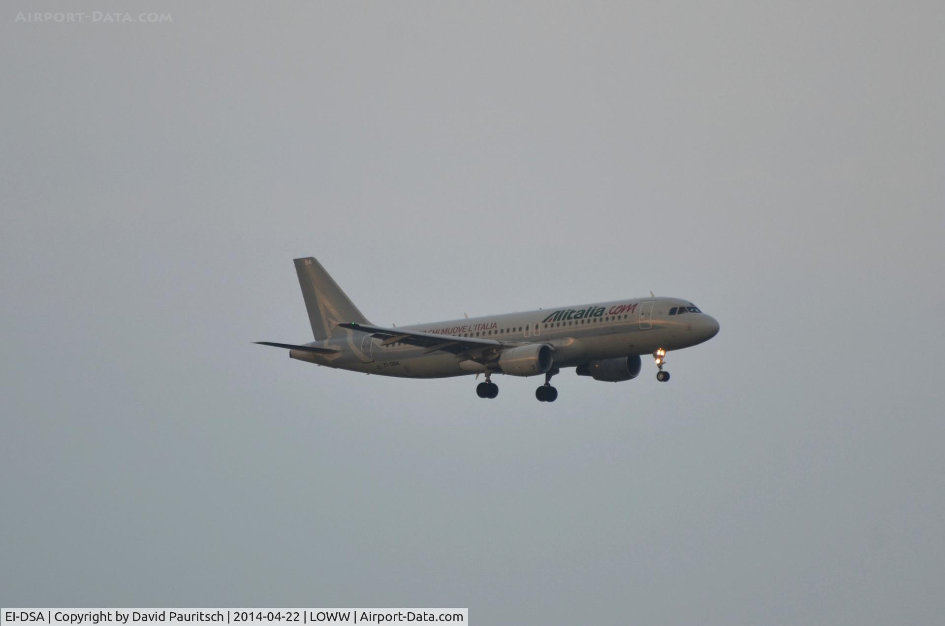EI-DSA, 2006 Airbus A320-216 C/N 2869, Surprising italian visitor...