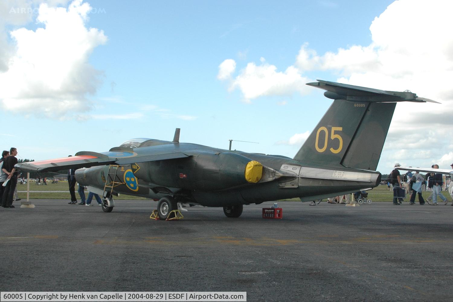 60005, Saab Sk.60C C/N 600-05, Saab Sk60C of the Swedish Air Force at Ronneby Air Base.