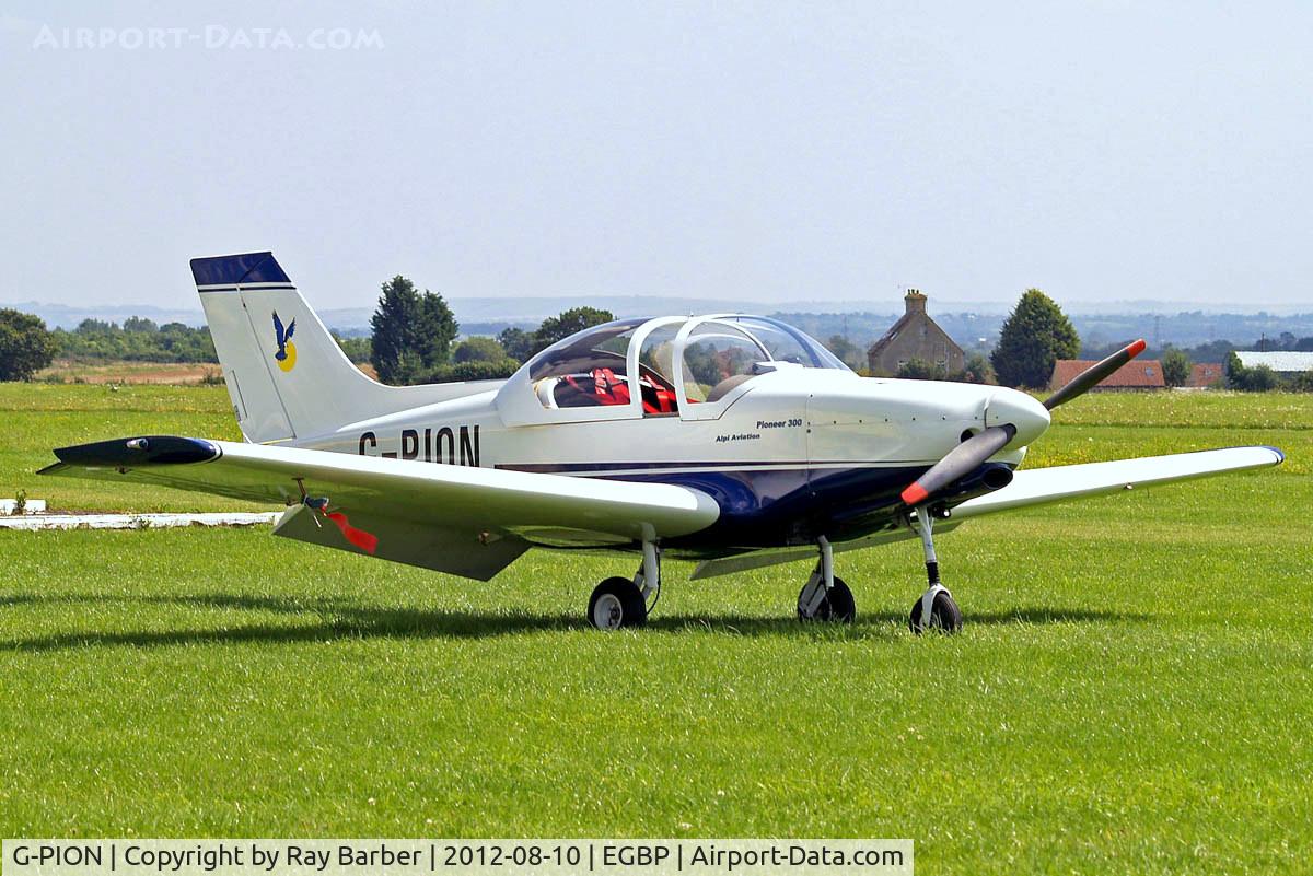 G-PION, 2005 Alpi Aviation Pioneer 300 C/N PFA 330-14294, Alpi Pioneer 300 [PFA 330-14294] Kemble~G 10/08/2012